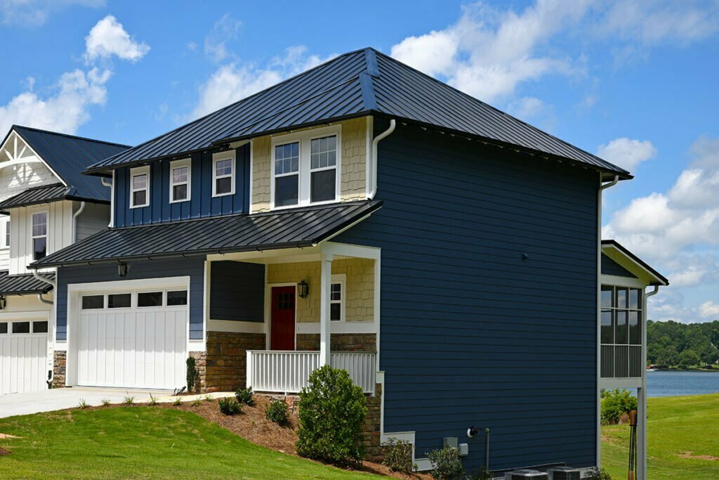 side view of home with sunroom